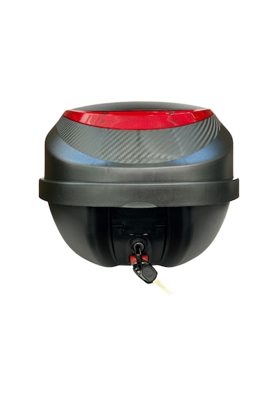 Motosiklet Arka Çanta 32 Litre Carbon Desen Sırt Dayama Pedi