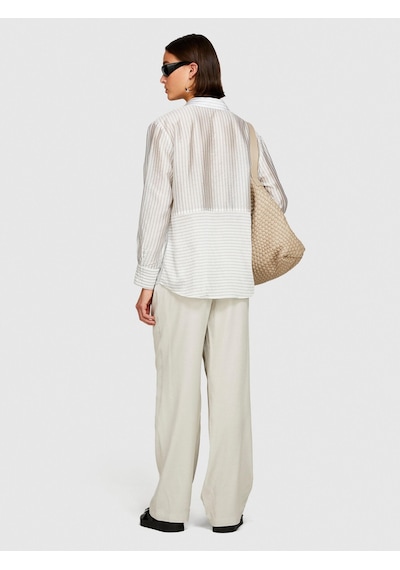 Sisley %100 Viskoz Önü Pileli Geniş Paça Pantolon Kadın Bej Pantolon - 324p49nmlf057