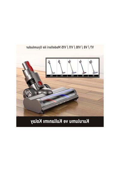 Yüksek Performanslı Elektrikli Zemin Fırçası - Uyumlu Başlık