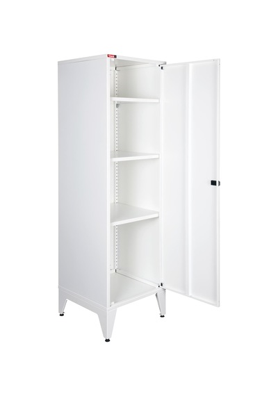 Lande - Ziglat 1550 - Metal Dolap - Metal Kapılı - Mat Beyaz. Beyaz