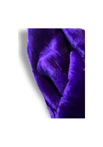 Zp-toscana/tavsan 1300gr Mor Yumuşak Dokuma Peluş Kumaş 50x150 Cm Tekstil, Ev Tekstili Mor Mor