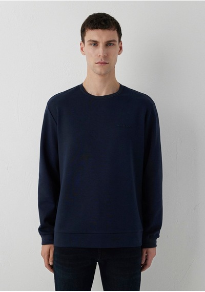 Mavi Mavi Black Sweatshırt Gece Lacivert Lacivert Erkek Sweatshirt M0s20106-70490