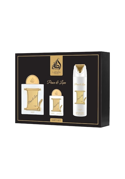 Lattafa Pride Peace & Love Edp 100ml + 20 Ml + 200 Ml Deospray Unisex Parfüm Seti Çiçeksi