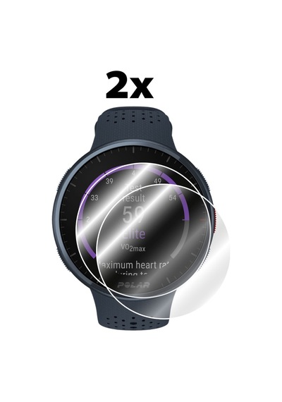 Polar Pacer GPS Running Watch Akıllı Saat ile uyumlu IPG Ekran Koruyucu (2 Adet)