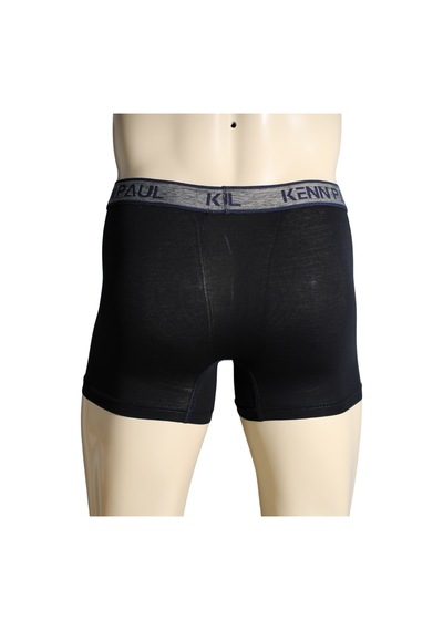 Kenn Paul S- 6xl Siyah Düz Pamuklu Lüks Boxer Büyük Beden Yumuşak Kumaş Çok Renkli