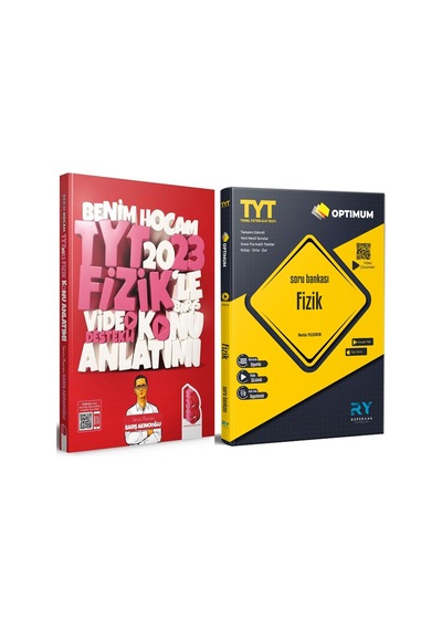 Benim Hocam 2023 Tyt Fizik Video Destekli Konu Ve Referans Soru Bankası Seti 2 Kitap