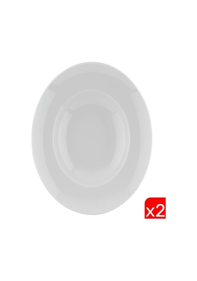 Kütahya Porselen Bone Risus Makarna Tabağı Krem 27,5cm Bnrs27spt00 2 Li