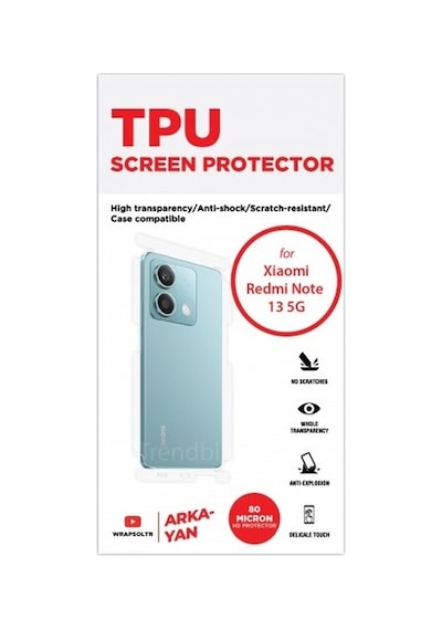 Xiaomi Redmi Note 13 5g Arka Ve Yan Koruyucu Tpu Film