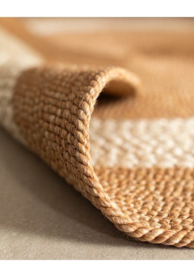 Madame Coco Alsace Yuvarlak Kilim - Naturel/krem - 120 Cm 8684427193280 Çok Renkli