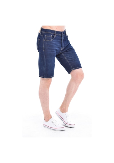 Cedy Denim Erkek Kot Şort Slim Fit Jean Şort - C342 Lacivert