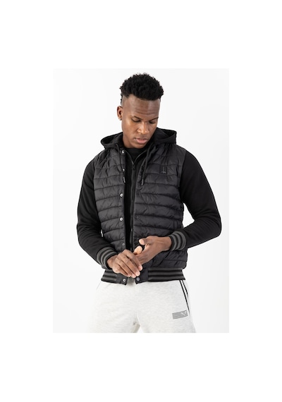 Maraton Sportswear Regular Erkek Hakim Yaka Uzun Kol Outdoor Siyah Mont 22352-siyah Siyah