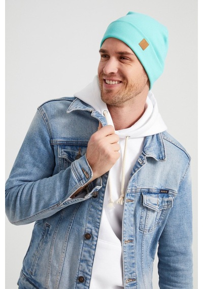 Butikgiz Erkek Balıkçı Style Pamuklu Kaşkorse, Terletmez, Ultra Hafif, Yumuşak Bere Aqua