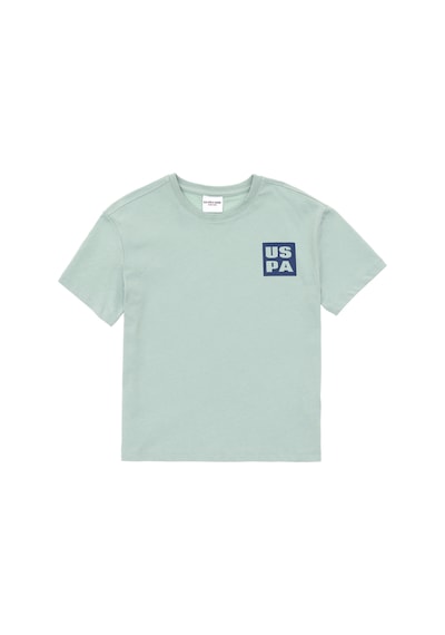 U.S. Polo Assn. Erkek Çocuk Su Yeşili Oversize Bisiklet Yaka Tişört 50295447-VR048 U.S. Polo Assn. Erkek Çocuk Su Yeşili Oversize Bisiklet Yaka Tişört 50295447-VR048