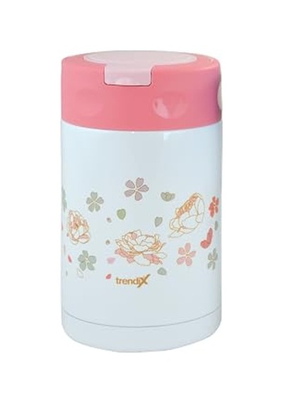 Içli Termos 500 Ml Pembe Çelik Kaşık Ile Tx-6129 Çok Renkli