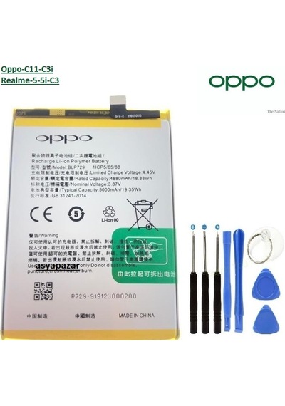 Senalstore Oppo C11-c3i Pil Batarya Blp729 + Tamir Seti