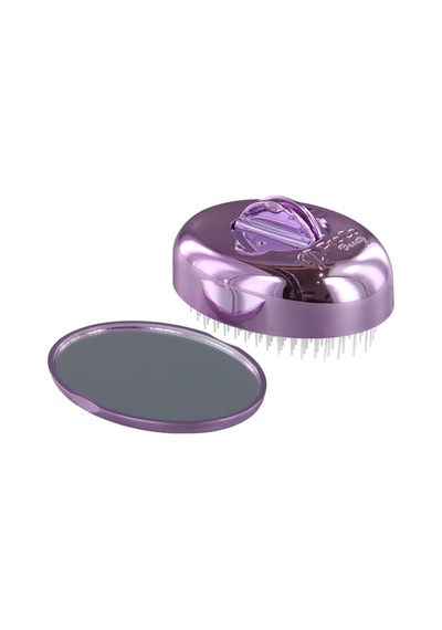 Proco Beauty Premium Shıny Kendini Temizleyen Aynalı Saç Fırçası - Compact Detangling To Go