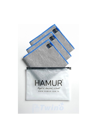 Twino 3'lü Güçlü Temizlik Bezi 25x25 Ultra Sert Banyo Lavabo Duşakabin Zor Kir Teli Ovma Bezi