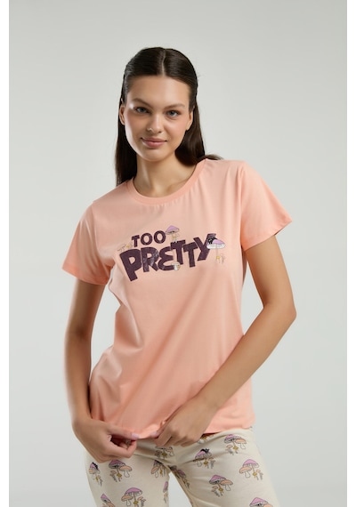 Rolypoly Kadın Turuncu Pijama Takımı Rp3585-s-v1 Turuncu