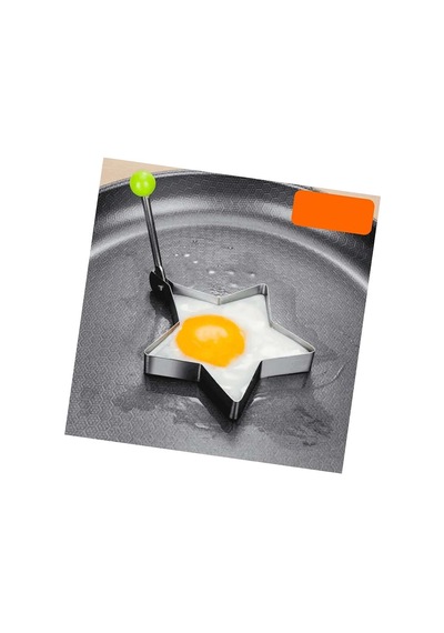 Metalik Yıldız Şeklinde Metal Omlet Yumurta Ve Krep Kalıpları Evimdeyokyok