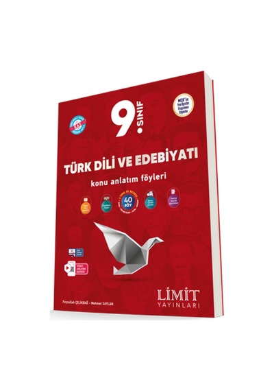 Limit 2025 9. Sınıf Türk Dili Ve Edebiyatı Konu Anlatım Föy Güncel Müfredat