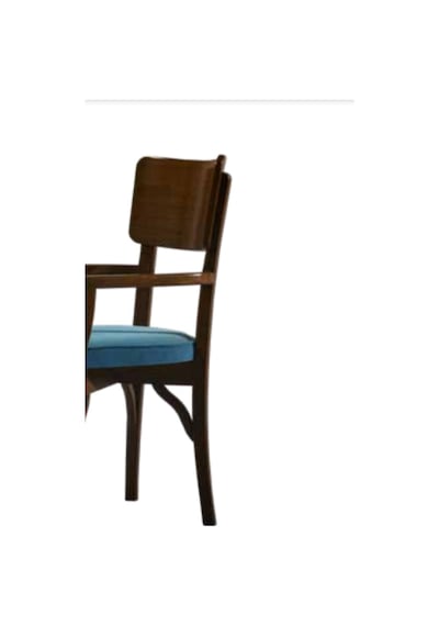 Bengimobilya Sandalye Zus170 Ahşap Sırtlık Model Kayın Retro Iskelet Ceviz Ren