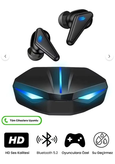 Carboon K55 Tws Bluetooth 5.2 Led Işıklı Kulak İçi Oyuncu Kulaklık
