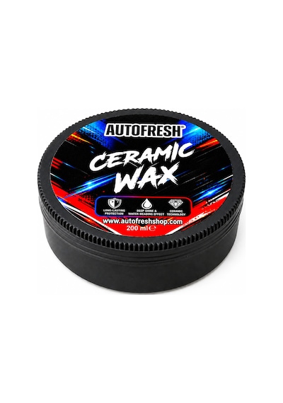Titanyum Seramik Uyumlu Wax Araç Parlatıcı Canuaba Wax 175 Gram Bez Ve Sünger