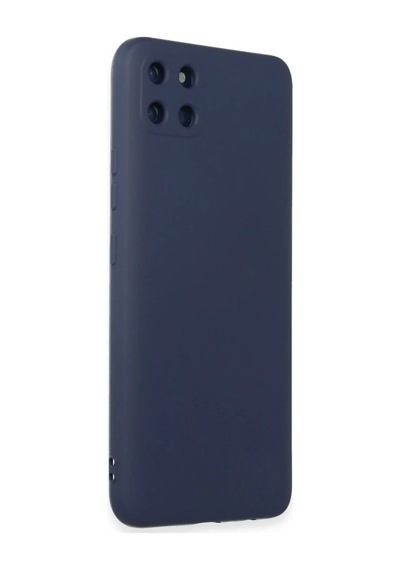 Realme C11 Uyumlu Kılıf Nano İçi Kadife Silikon - Lacivert