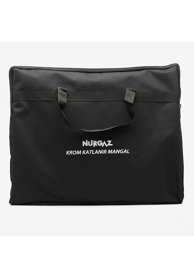 Nurgaz Katlanır Mangal Large Gri