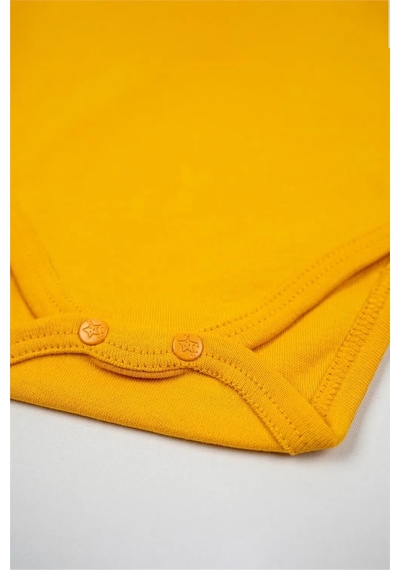 Adisia Unisex Bebek Uzun Kollu Desenli Ikili Çıtçıtlı Zıbın Takım - Sarı