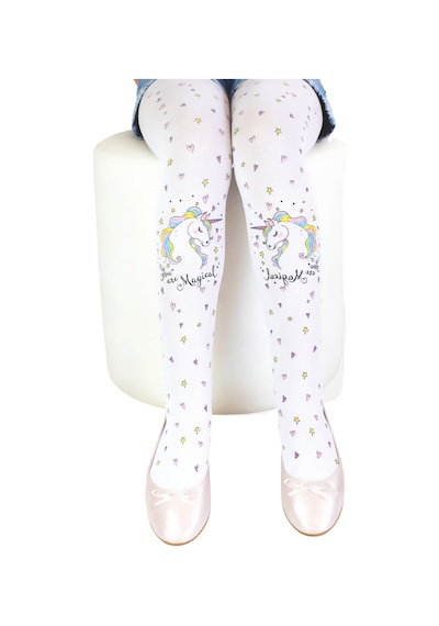 Daymod Çocuk Unicorn Muz Külotlu Çorap Mor