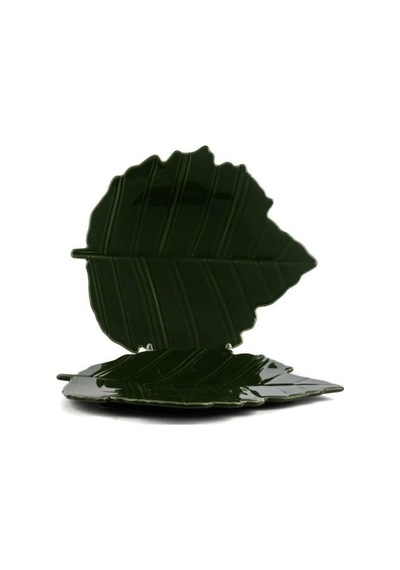 Mikasa Moor Leaf Yeşil 2'li Tabak 28x25cm P374.101296