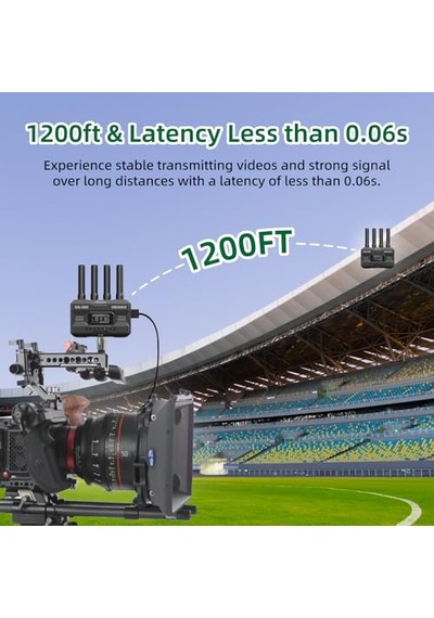 Accsoon Cineview He Kablosuz Video Ve Görüntü Aktarım Sistemi, Giriş Ve Hdmı/uvc Çıkışı, Çift Transfer 2, 4 G