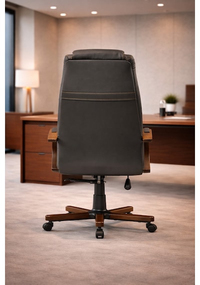 Monarch Premium Yönetici Ofis Ve Büro Koltuğu Anatomik Tasarım Lüks Oturum Konforu Siyah