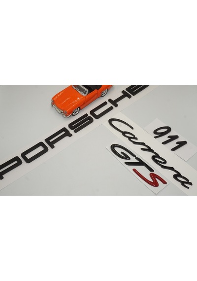 Porsche Carrera 911 Gts Bagaj 3M 3D Abs Yazı Logo Amblem Seti (549169301)