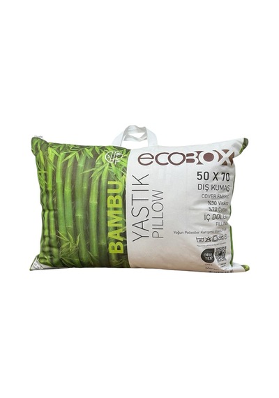 Ecobox Bambu Yastık 50 X 70 Cm 3 Adet Çok Renkli
