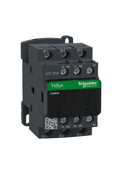 Schneider LC1D12M7 12A 5.5kW Güç Kontaktörü 220VAC 3kutup 1NA+1NK