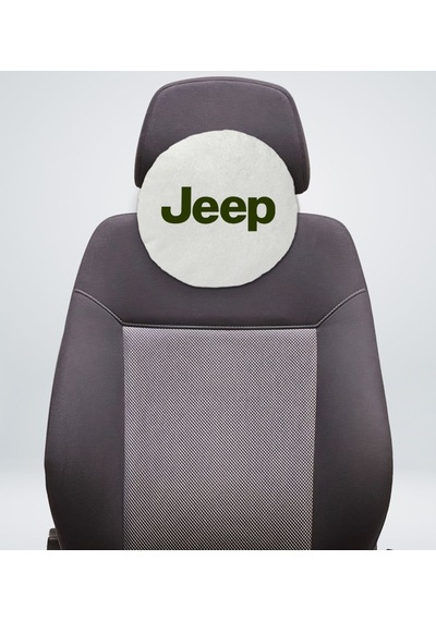 Bk Gift Jeep Tasarımlı Yuvarlak Araç Koltuk Yastığı-1