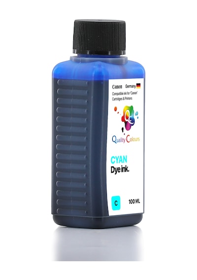 Qc Canon Pixma Ts9550a Uyumlu - 100ml C Cyan Mavi