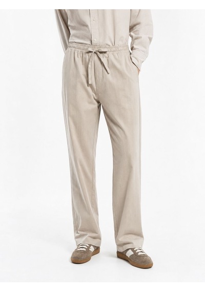 LOFT Straight Fit Kadın Pantolon Light Beige