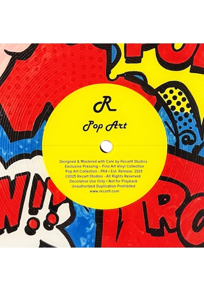 Recartt Dekoratif Plak Duvar Dekoru - Pop Art Koleksiyonu - Pa4