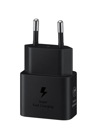 Hızlı Şarj Adaptörü, Enerji Tasarruflu Şarj Cihazı, Usb-c Veri Kablosu, 25 Watt, Siyah, Ep-t2510x