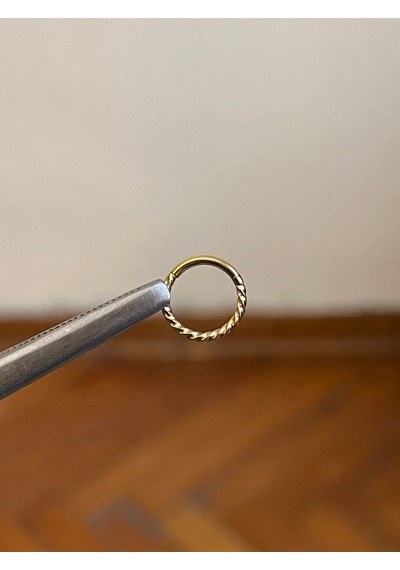 316 L Cerrahi Çelik Burgulu Kıkırdak Piercingi Rook Orbital Helix Septum Piercing Gümüş - Şeffaf