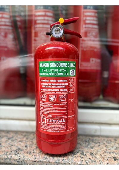 2 Kg Lityum-iyon Batarya Yangın Söndürme Cihazı