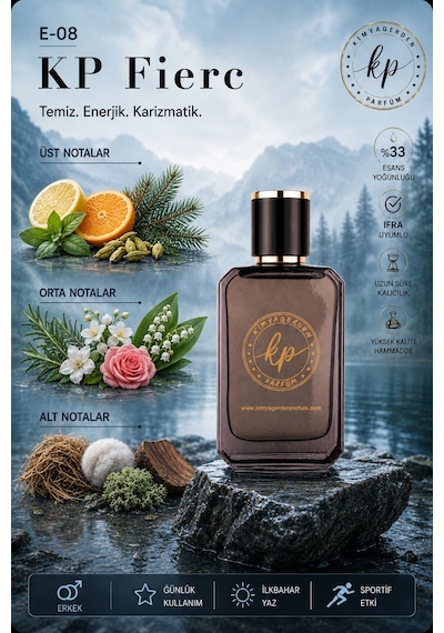 KP E-08 Erkek Parfüm EDP 50 ML
