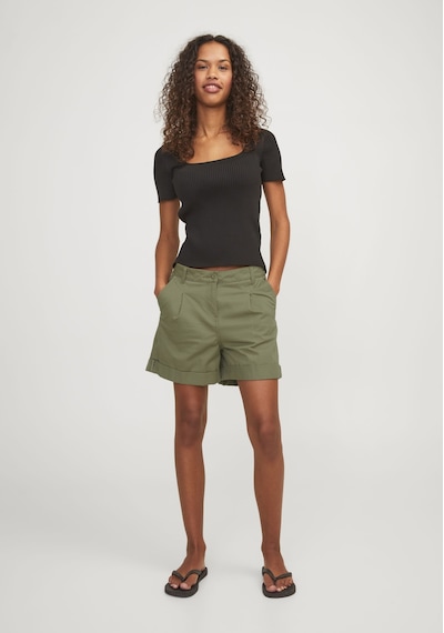Jack & Jones Kadın Chino Şort - Maddy 12253014 Aloe Haki