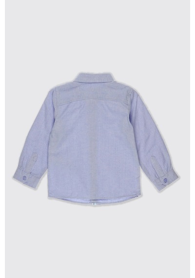 Erkek Bebek Basic Lacivert Oxford Gömlek 5652858