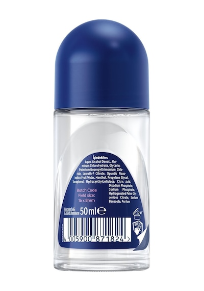Men Erkek Roll-on Deodorant Cool Kick 50ml, 72 Saat Anti-perspirant Ter Koruma, Kaktüs Suyu