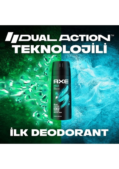 Axe Apollo Sage&Caderwood Erkek Sprey Deodorant 4 x 150 ML