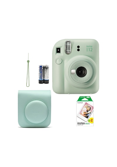 Fujifilm Instax Mini 12 Fotoğraf Makinesi + Askı + Pil + Çanta + 20'li Film